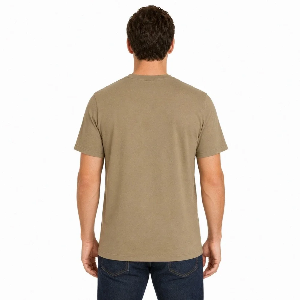 Nike Mens Just Do It Graphic T-Shirt Khaki Brown HJ0784-297 Medium NWT